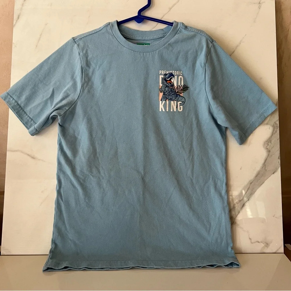 Garanimals light blue boys shirt short sleeves - Picture 3 of 14